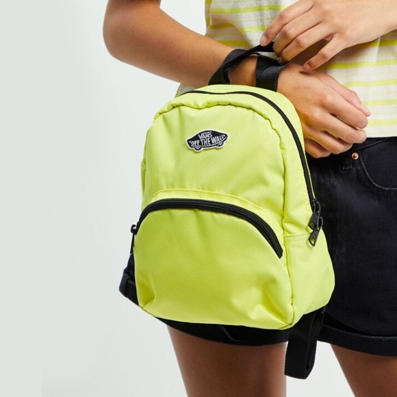 HP🔥Gorgeous, Vans neon yellow mini backpack ❤️ - Picture 7 of 8